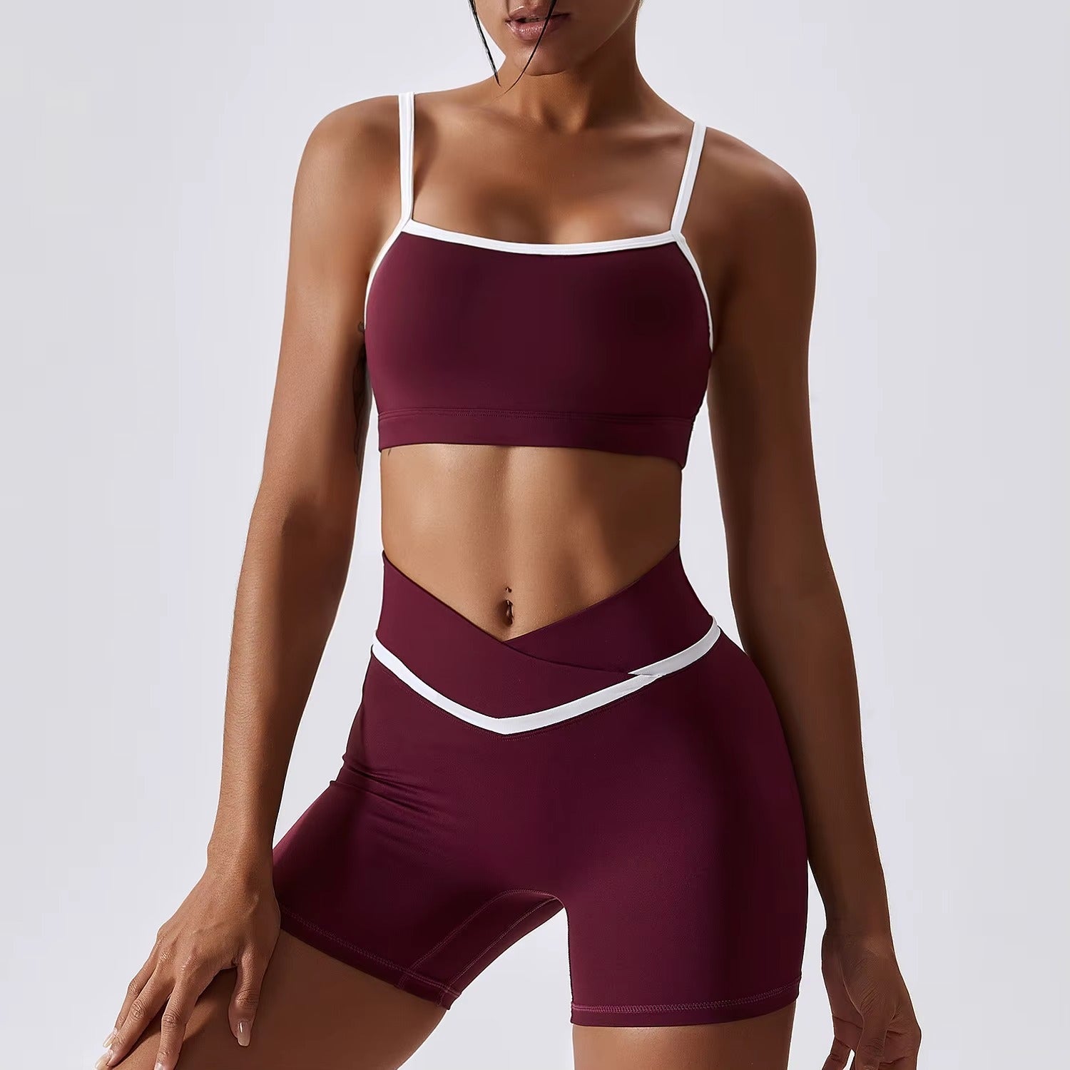 Nalya Flex – Ensemble short sport femme seconde peau