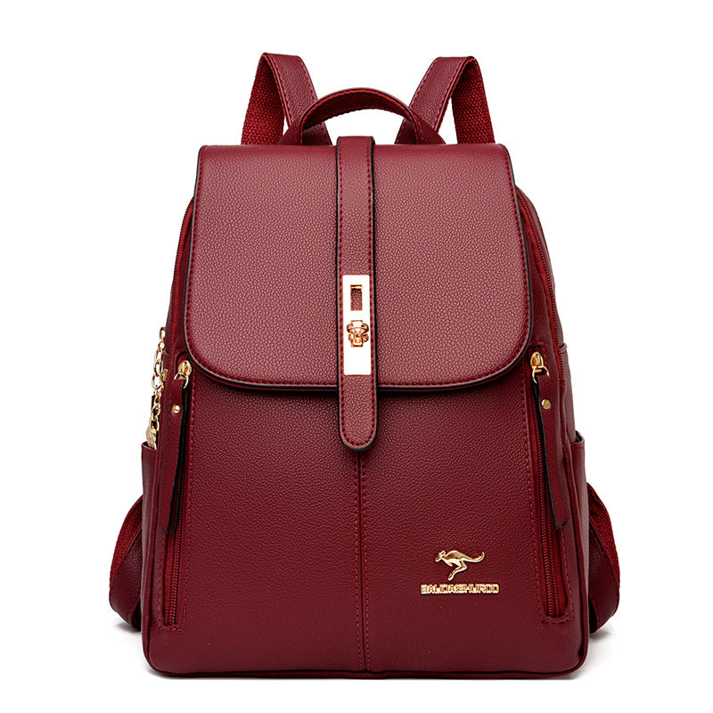 Liora - Mochila de couro elegante e prática para mulher