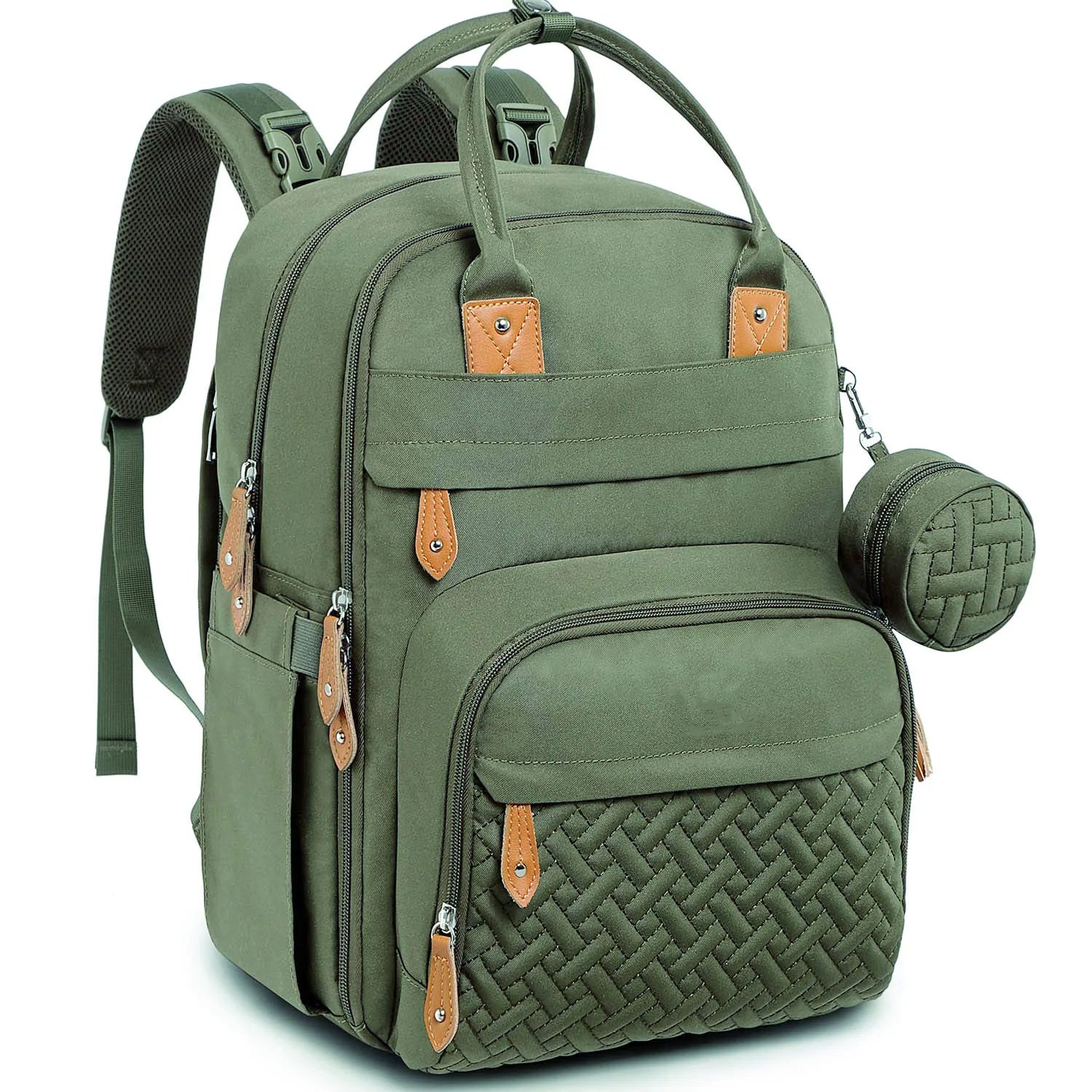 Nestia — Sac à langer avec lit intégré et poches isothermes