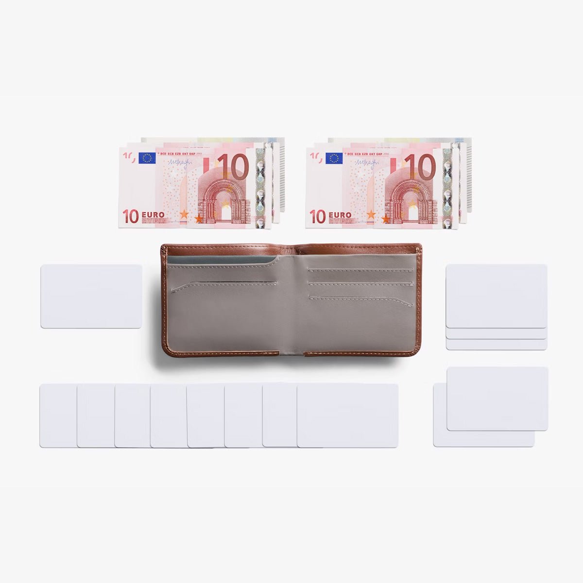 Portefeuille Slim en cuir