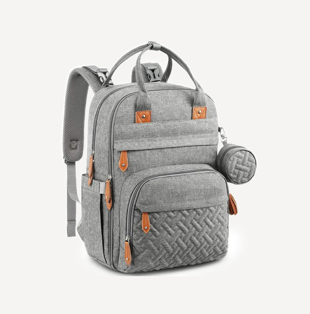 Nestia — Sac à langer avec lit intégré et poches isothermes